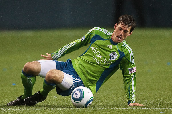 Brad Evans- Sounders-Union - March 2010