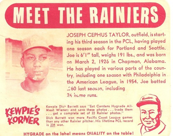 Wayback Machine: Seattle Rainiers Roll of Honor - Sportspress